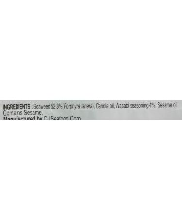 BIBIGO Seaweed Snack with Wasabi - 15g x 3 Pack | Healthy Korean Snack | Gluten-Free Vegan - Buy Online on GoSupps.com
