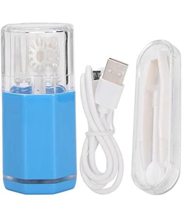 Portable Automatic Contact Lens Cleaner - Mini Travel Case for Home & Outdoor Use (Blue) | Efficient Lens Cleaning Solution - Buy Online on GoSupps.com