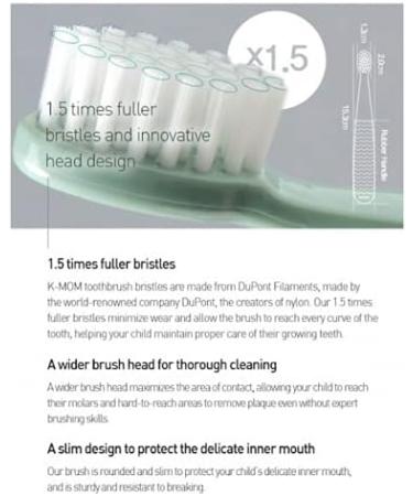 K-MOM Kids Toothbrush 12-36M STEP 1 (6PK) BOX - Buy Online on GoSupps.com