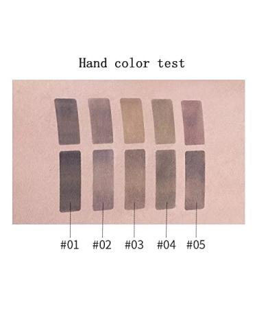 Professional Eyebrow Powder Palette - Waterproof Eyebrow Makeup with 5 Colors (Gray Black) for Flawless Brows - Buy Online on GoSupps.com