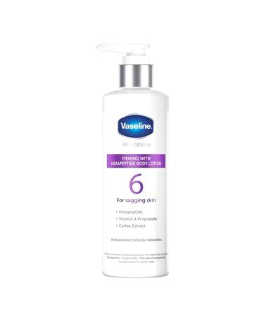 Vaseline Pro Derma Firming with Hexapeptide Body Lotion 6 For Sagging Skin with Hexapeptide Vitamin A Propinate and Coffee Extract 250ml