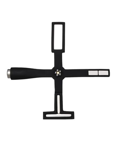 1 Nail Salon Magnet - Innovative Women Magnet Duraable Nail Decor Tool | Multifunctional Beginners Nail Polish Women Stick Metal 4.05 * 4.2 Inches Black