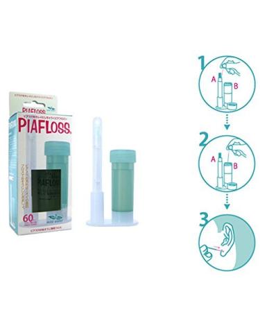Piercing Aftercare Solution - PIAFLOSS for Sterilization & Mint Earrings Hole - Buy Online on GoSupps.com
