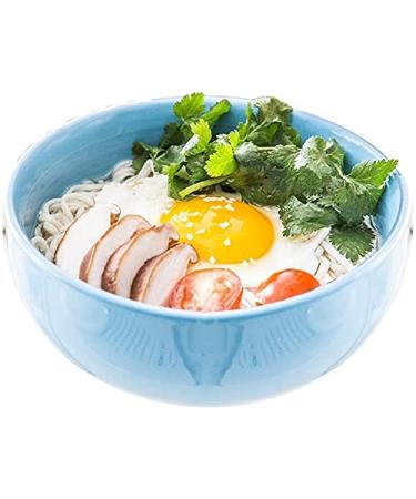 Creative Japanese Ceramic Tableware 8 Inch Instant Noodle Bowl Ramen Bowl Bowl Bowl Salad Bowl Soup Bowl Home Large Kitchenware