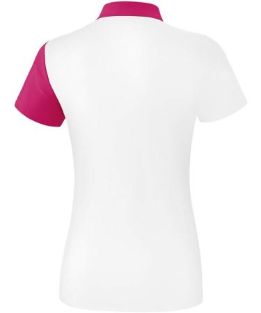 Erima Unisex Kids 5-C Polo Shirt - Polo Shirt 140 in White/Love Rose/Peach | International Shipping Available - Buy Online on GoSupps.com
