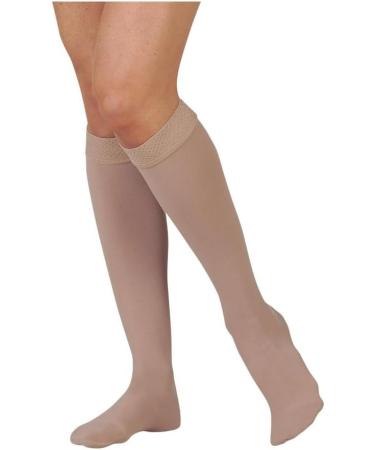 Juzo Dynamic Varin 3511 Knee-High Compression Sock - 20-30mmHg Silicone Top Band Closed Toe | International Shipping Available - Buy Online on GoSupps.com