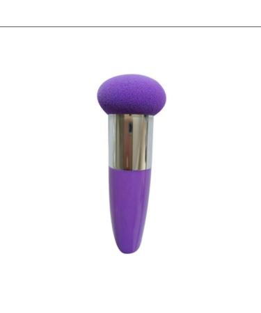 Cosmetic tools small mushroom head powder puff makeup brush latex stick beauty tools beauty pen powder puff female (Color : 4)