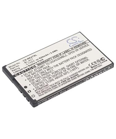 820mAh Replacement Battery Compatible with BL-4CT 5310 6600 Fold 6600f 6700 Slide 6700s 7210 Super 7210c 7210s 7212c 7310 Super 7310c X3