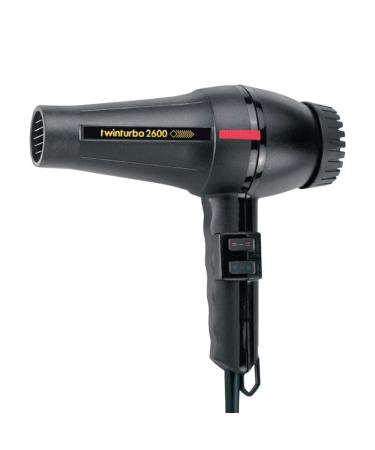 Turbo Power Twinturbo 2600 Professional Hair Dryer No. 304a Black 35.27 Oz