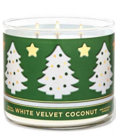 White Velvet Coconut 3 Wick Candle 14.5 oz / 411 g