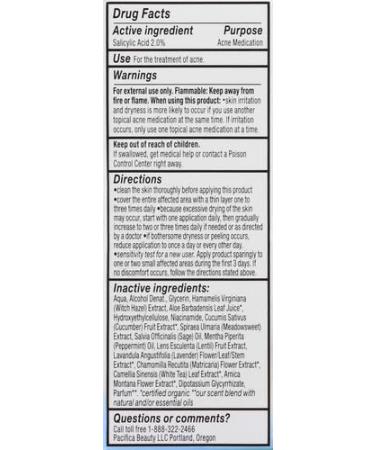 Pacifica Dry It Out Acne Gel Spot Treatment Unisex 1 oz (Pack of 2) 1 Fl Oz (Pack of 2) - Buy Online on GoSupps.com