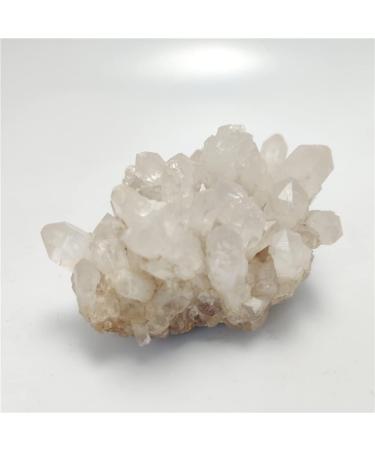 Natural Crystal Rough Stones White Crystal Quartz Crystal Cluster Ornaments White Quartz Cluster Crystal Specimen Can be Used for Home Office Decoration (Color : About 30g) - Buy Online on GoSupps.com