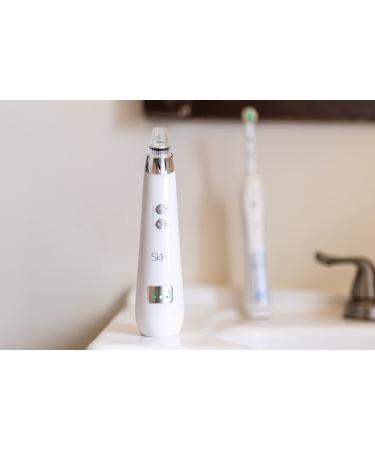 Blackhead Remover Pore Vacuum Cleaner with Rose Quartz Roller - Electric Acne Extractor Kit | USB Rechargeable Suction Tool - Buy Online on GoSupps.com