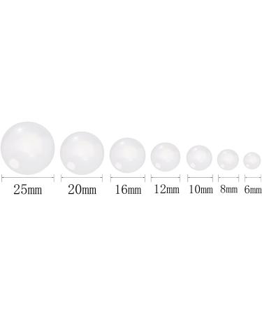 Shapenty Clear Round Glass Cabochons Dome Tiles - 7 Sizes for Jewelry Making DIY - 70PCS - Buy Online on GoSupps.com