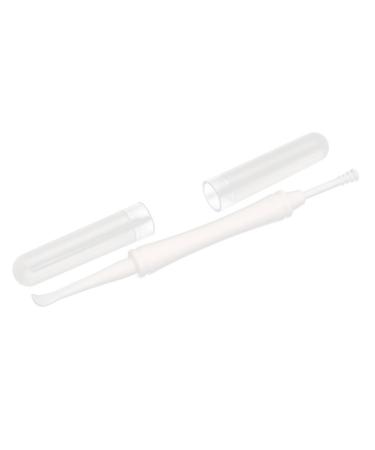 Qtqgoitem Plastic Handle Double Tip Earpick Ear Wax Remover White (Model: 694 13b 477 15a 3f5)