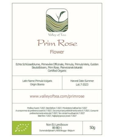 Buy Organic Primrose Whole Flowers - 50g Pack | Premium Quality & International Shipping - Buy Online on GoSupps.com