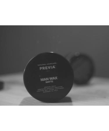 PREVIA Man Wax - Matte Hair Styling Cream | Natural Hold Molding Paste (3.38 oz) - International Shipping Available - Buy Online on GoSupps.com