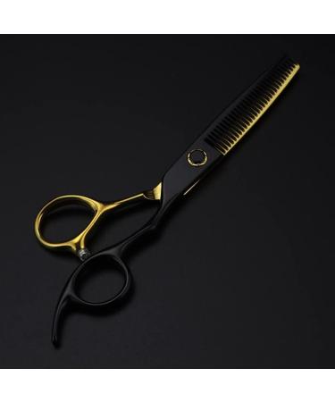 Hair Cutting Scissors 6 Inch Professional JP 440c Steel Black Gold Bearing Hair Scissors Haircut Thinning Barber Cutting Shears Hairdressing Scissors Set - Buy Online on GoSupps.com