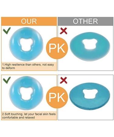 Yosoo Soft Silicone Face Pillow Massager for Salon Skin Care - Blue - Buy Online on GoSupps.com