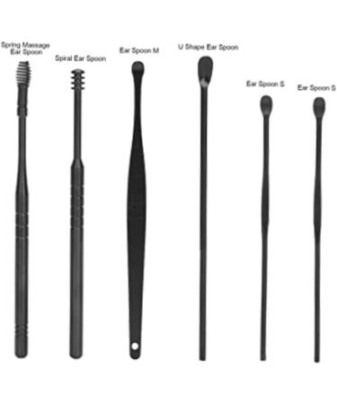 6-in-1 Stainless Steel Ear Pick Set for Gentle & Effective Ear Wax Removal - Reusable Tools with Storage Box - Buy Online on GoSupps.com