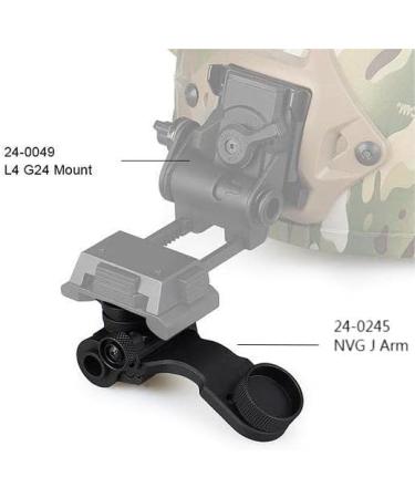 E.T Dragon Night Vision Goggles NVG Mount | PVS 14 J Arm Metal Helmet Mount Rhino Mount Compatible - Buy Online on GoSupps.com