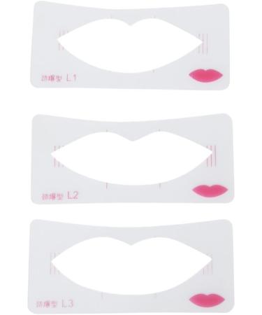 Tiuimk Lip Cards Three different styles for perfect lip formation and makeup application - Buy Online on GoSupps.com
