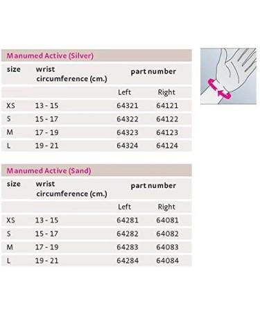 Medi Manumed Active Knit Wrist Support Right (Sand) - Small Size | International Shipping Available - Buy Online on GoSupps.com