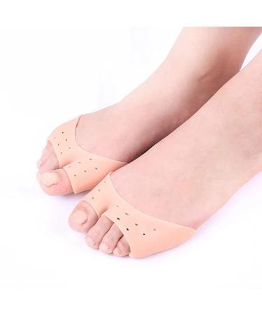 DEAVER Silicone Toe Covers Forefoot Pads Foot Care Protection Anti-Abrasive Soft Protectors High Heels Hallux Valgus Pedicure Tools Orthopedic Shoes A 4 pairs