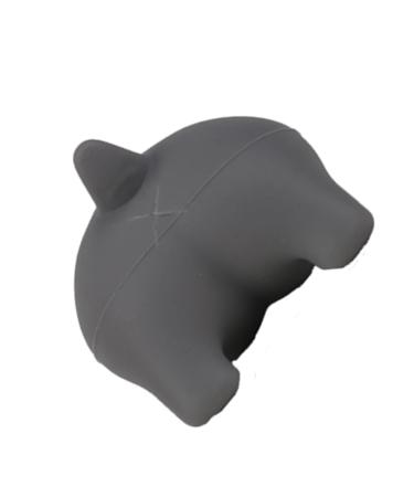 Easy to Use Silicone Toothpaste Dispenser for Dogs - Gray | Perfect for All Ages - Buy Online on GoSupps.com