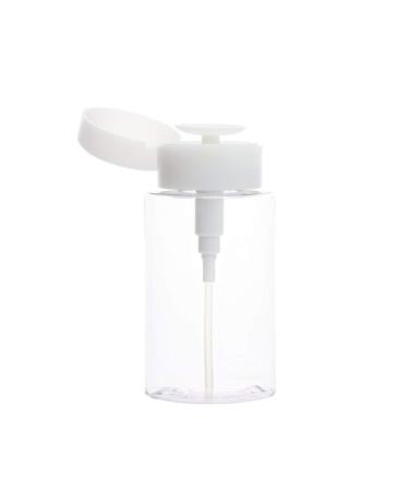 SUPVOX 300ml Makeup Remover Pump Bottle Empty Lockable Pump Dispenser Cosmetic Press Bottle for Outdoor Trip Travel