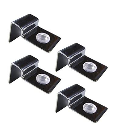 LEILIN 4Pcs Tank Glass Cover Clips Fish Tank Lid Holder Support, Stainless Steel Glass Cover Support Frame, Prevent Fish from Jumping Out, Keep Warm in Winter 5mm