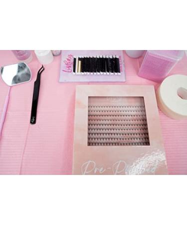 LivBay 0.05 Pre-Pinched Volume Eyelash Extension Fans - 300 Fans | C/D Curl | 9-16mm Length | Long Lasting Blooming Lashes - Buy Online on GoSupps.com