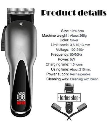 Professional Retro Oil Head Hair Clippers for Men - Electric Salon Quality Clipper for Adults | Shop Internationally - Buy Online on GoSupps.com