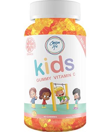 Carson Life #1 for Vitamin C Gummies for Kids - 90 Count - Excellent Vitamin A Supplement - Best Tasting Gummy - Promotes Overall Health, Prevent Colds, Boosts Immune System - Made in The USA 90 Count (Pack of 1)