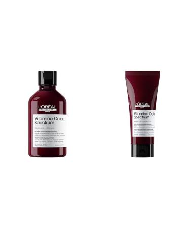 LOr al Professionnel Routine for colored hair set Shampoo 300ml and conditioner 200ml Color protection for a brilliant shine With Ferulic acid and Citric acid Vitamino Color Spectrum