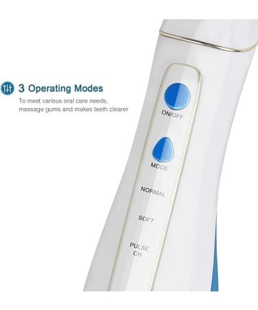 Professional Cordless Water Flosser - Portable Rechargeable Oral Irrigator for Home & Travel | IPX7 Waterproof 3 Modes - Ideal for Braces & Bridges Care - Buy Online on GoSupps.com