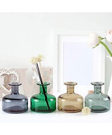 Ericotry 200ml Refillable Blue Glass Diffuser Bottles - Aromatherapy Container for Essential Oils & DIY Crafts - Buy Online on GoSupps.com