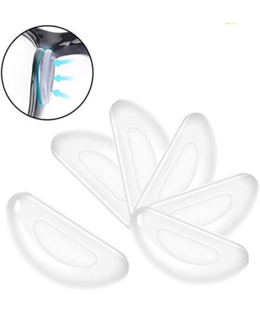 Silicone Nose Pads for Glasses - 12 Pairs Anti-Slip Adhesive Cushions for Sunglasses - Transparent Comfort & Support - Buy Online on GoSupps.com