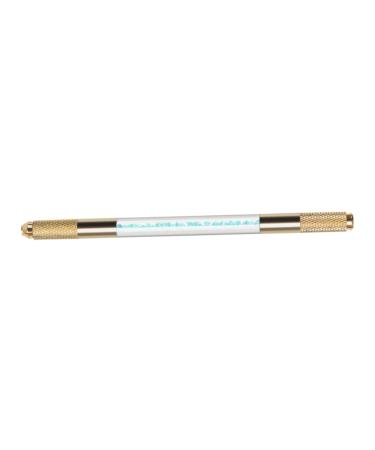 Balacoo Embroidery Pencil Eyebrow Pencil Rhinestone Tool Eyebrow Marker Pen Microblading Pen Double Sided 1 count (Pack of 1) Blue