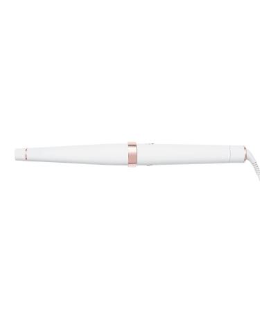T3 SinglePass Curl Professional Curling Iron - Long Barrel Ceramic Iron with Adjustable Heat for Shiny Curls & Waves | 2 Piece Set White/Rose Gold - International Shipping Available - Buy Online on GoSupps.com