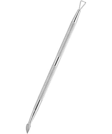 HUSHUI Professsional Stainless Steel Double head Nail Cuticle Pusher Nail Polish Gel Scraper Peeler - Buy Online on GoSupps.com