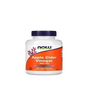 Now Foods, Apple Cider Vinegar, 450 mg, 180 Softgels