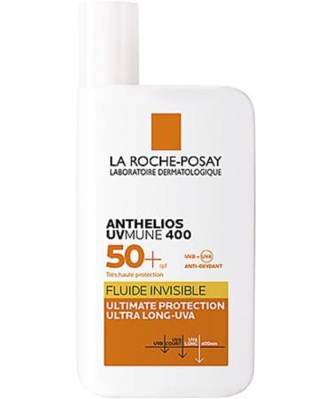La Roche-Posay Anthelios UVmune 400 Invisible Fluid SPF50+ 50ml SPF 50+ 50 ml (Pack of 1) - Buy Online on GoSupps.com