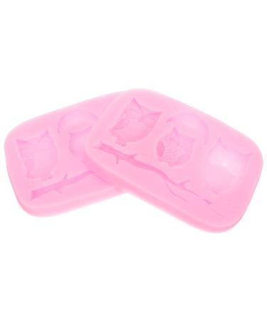 PRETYZOOM 2pcs Baking Silicone Mold Silicone Molds Clay Mold Silicone Baking Molds Halloween Kitchen Supplies