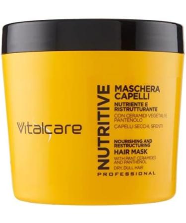 Vitalcare | Nutritive - Nourishing and Restructuring Hair Mask Treatment for Dry and Dull Hair with Vegetable Ceramides and Panthenol 4 x 500 ml - Buy Online on GoSupps.com