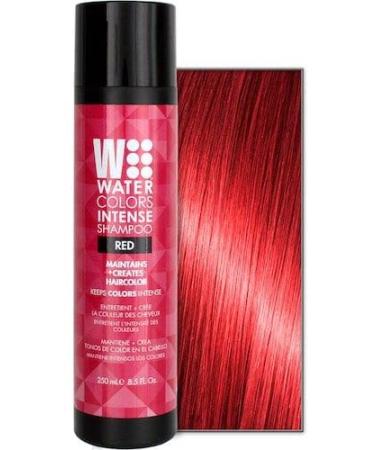 Watercolors Intense Red Depositing Sulfate-Free Shampoo  Maintains & Enhances Haircolor Hair Maintenance Wash 8.5 oz (Pack of 1) 8.5 Ounce (Pack of 1)