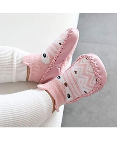 XM-Amigo Baby Boys Girls Anti-Slip Indoor Shoes Socks Pink Set02 - 4 Pairs (0-6 Months) - Buy Online on GoSupps.com