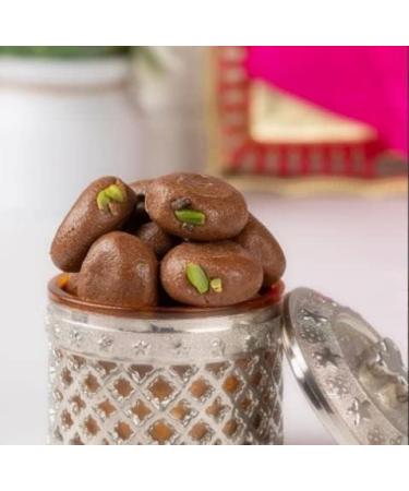 Brown Peda 750g Indian Traditional Sweet Best Gift For All Occasions Raksha Bandhan Marriage Diwali Holi Ganesh Chaturthi Festival Treat For Family & Friends - Buy Online on GoSupps.com
