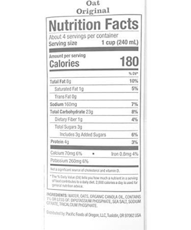 Pacific Natural Foods Oat Milk Barista Series - 32 oz (Case of 4) | Non-Dairy, Gluten-Free - Buy Online on GoSupps.com