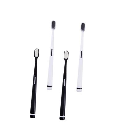 4 pieces wangan hair toothbrush toothbrush tooth hygiene toothbrush with dental floss disposable toothbrush cleaning brush maternal toothbrush weekly toothbrush family package tool